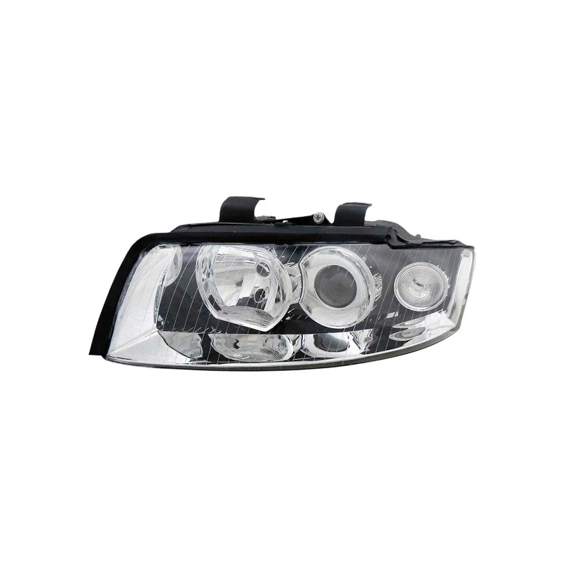 Farol Principal AUDI A4 Lado Esquerdo com Defletor Cristal Regulagem Manual - TYC 17087
