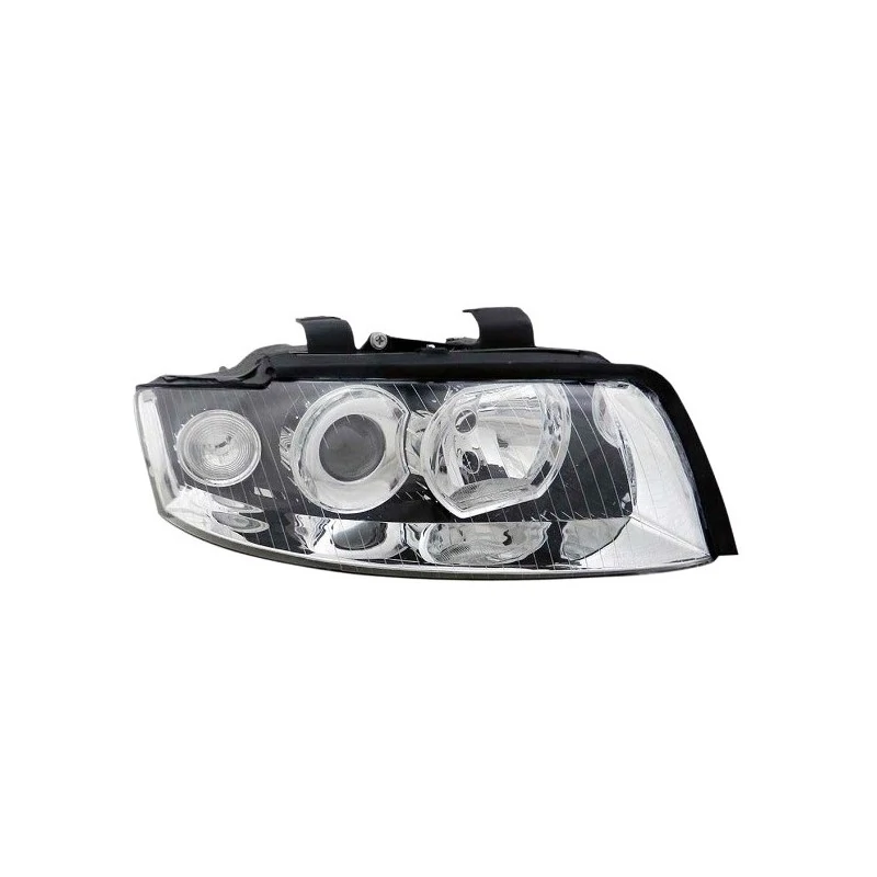 Farol Principal AUDI A4 Lado Direito com Defletor Cristal Regulagem Manual - TYC 17088