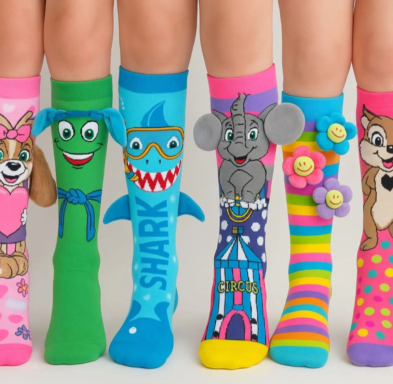 Meia Infantil 3d Divertidas M3d Lovegun