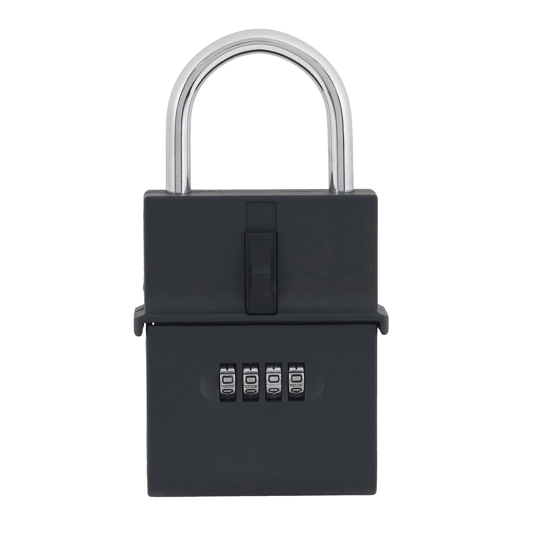 Cadeado Cofre Senha 1L 4x9x12,2cm Aço Preto