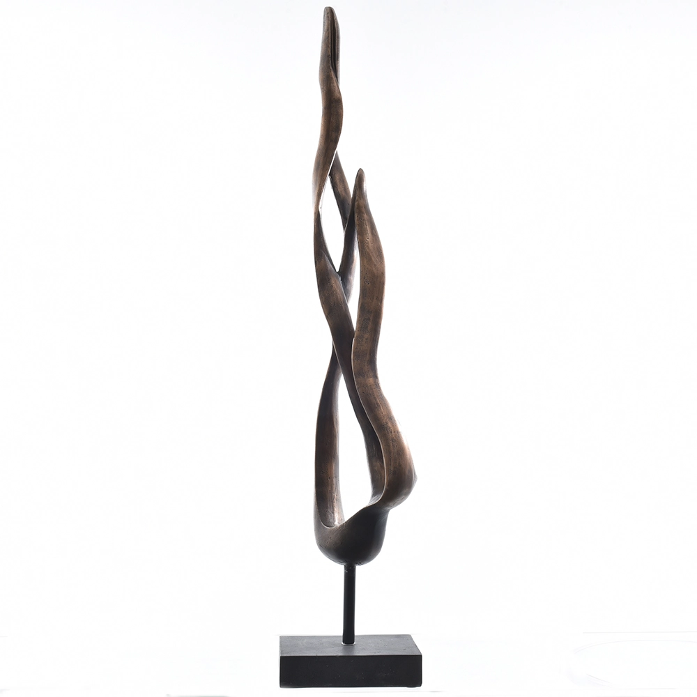 Escultura Abstrata Entrelacada 82cm Hc23001 Home
