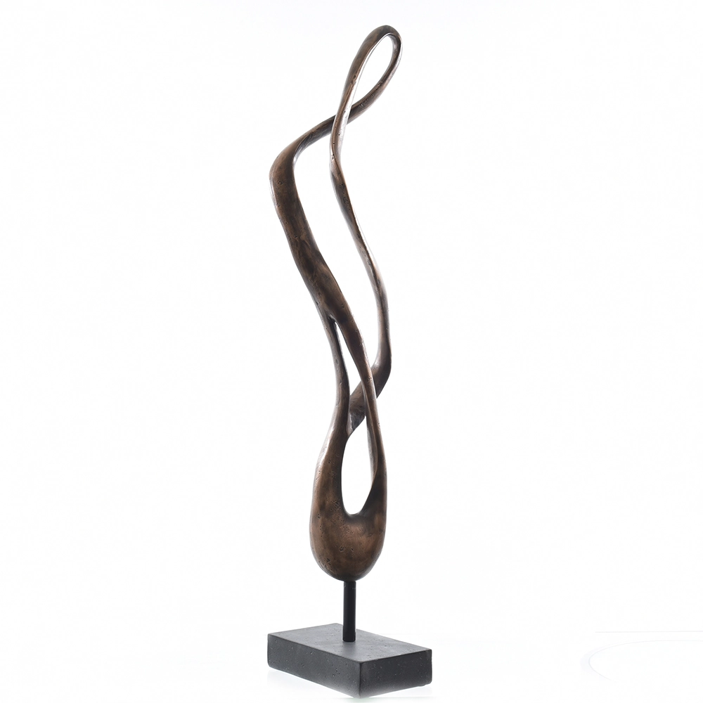Escultura Abstrata Curve 71cm Hc23002 Home