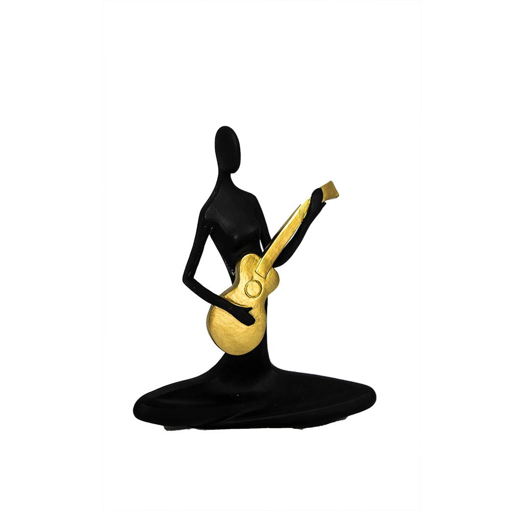 Escultura Figura Violao 20cm Hc22215 Home