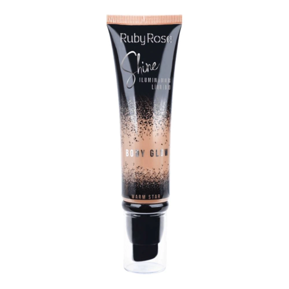 Iluminador Liquido Ruby Rose Hb8110 Shine Body Glow Warm Star Cor 03