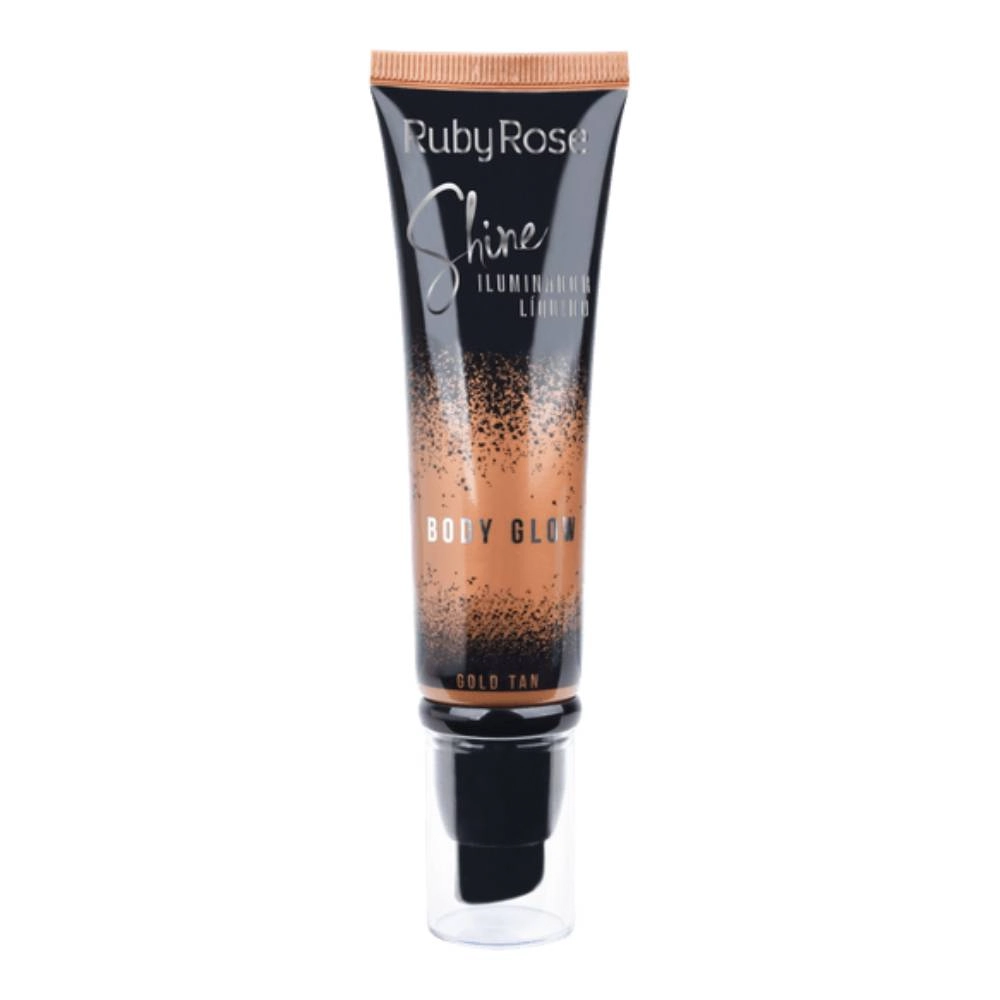 Iluminador Liquido Ruby Rose Hb8110 Shine Body Glow Gold Tan Cor 04