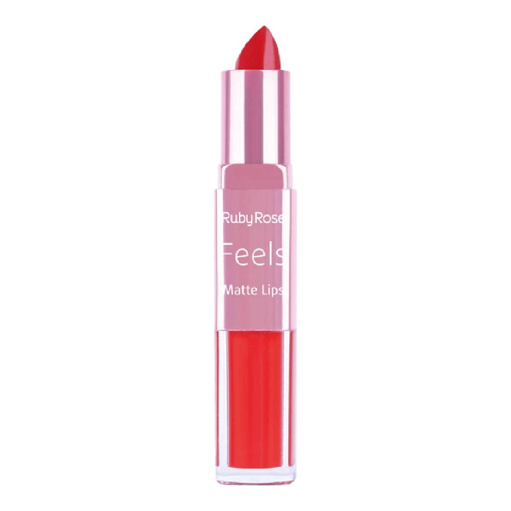 Batom Matte Ruby Rose Hb8608 2 Lips Duo Cor 361 1un