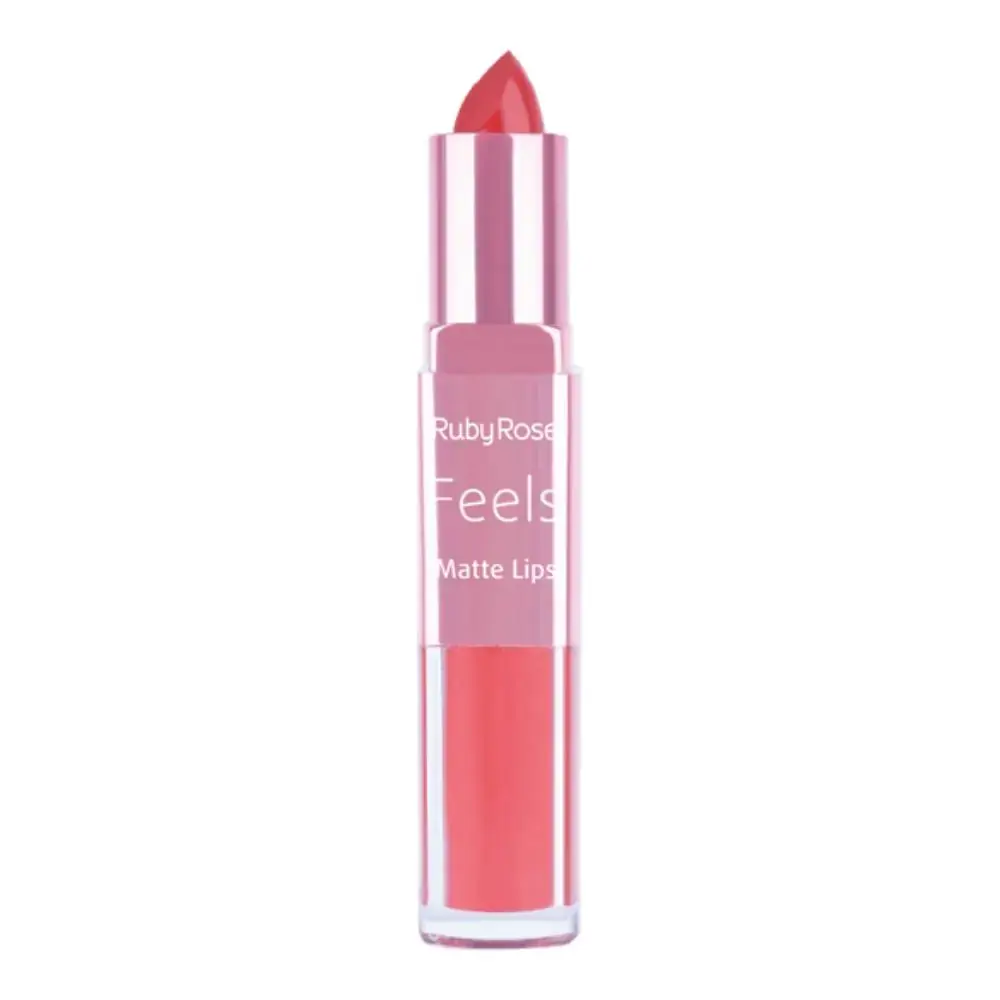 Batom Matte Ruby Rose Hb 8608 2 Lips Duo Cor 311 1un
