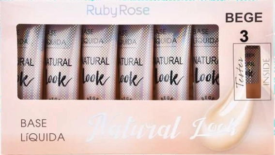 Base Ruby Rose Hb 8051 Novo Cor 3 Natural Look Group 2 Bege 1un
