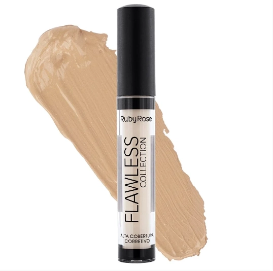 Corretivo Liquido Ruby Rose Hb8080 2 Flawless Bege Cor 05