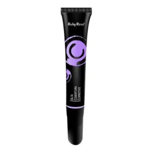 Corretivo Liquido Ruby Rose Alta Cobertura Hb 8092 Cor 03 Lilas 1un
