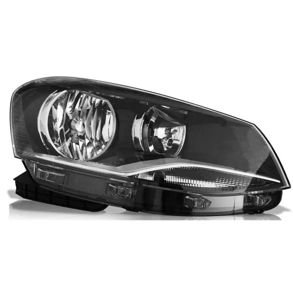 Farol Principal Lado Direito Máscara Negra Birefletor - RTECH RTC8039