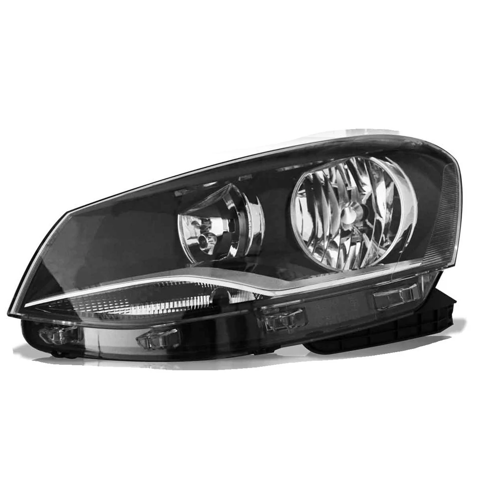 Farol Principal Lado Esquerdo Máscara Negra Birefletor - RTECH RTC8040