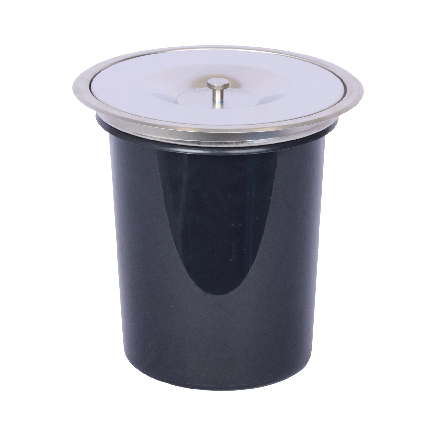 Lixeira de Embutir Cozinhas 5L Plástico e Aço Inox Cromado Casablanca