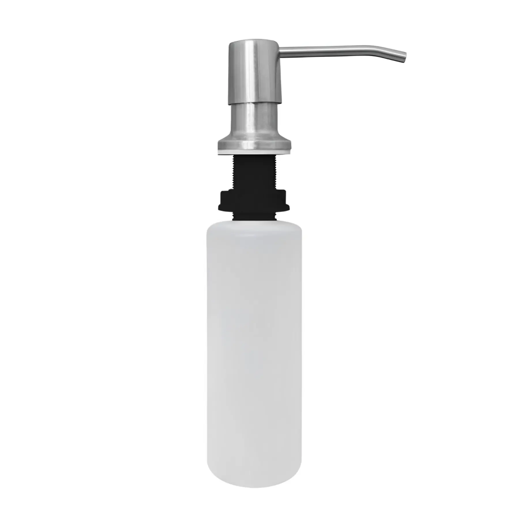 Dispenser Redondo Cromado Aço Inox 500mL Casablanca