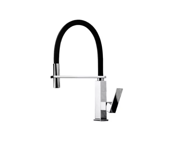 Torneira Monocomando Gourmet Luxo Linha Color Preta