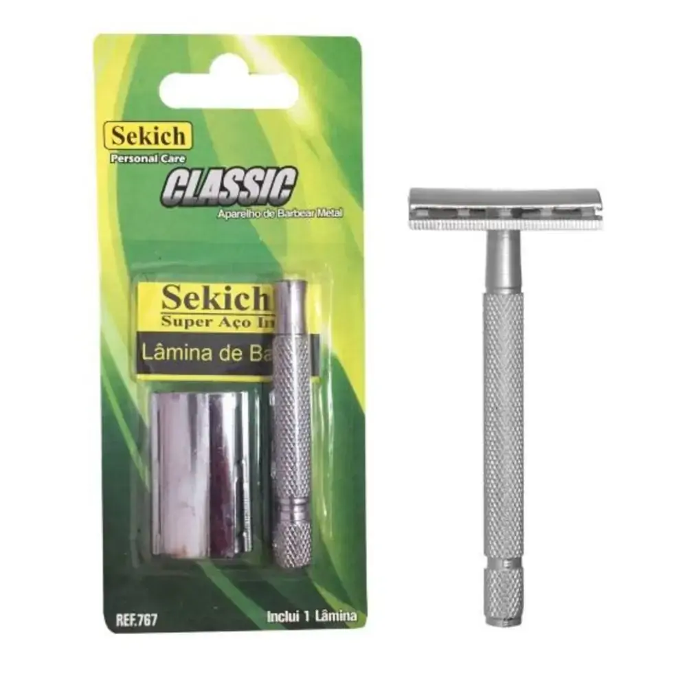 Aparelho De Barbear Metal Classic Sekich