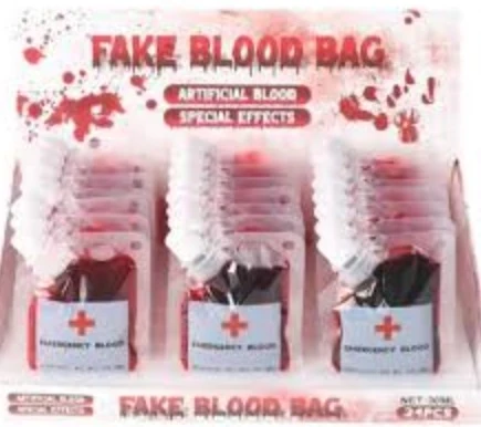 Bolsa De Sangue 30ml Partiu Festas