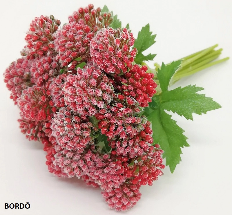 Mini Buque Pompom Flocado 25 Cm 1255 Mc Flores