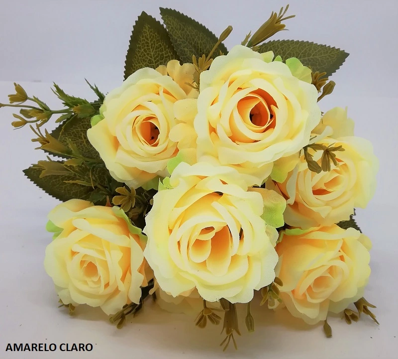 Buque Rosas X7 40cm 1128 Mc Flores