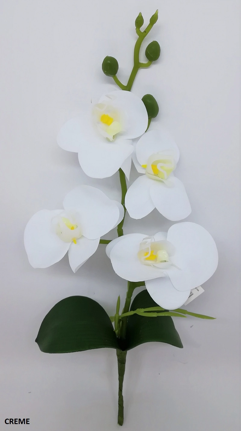 Haste Orquidea 3d Pequena C/ Folha 38 Cm 1244 Mc Flores