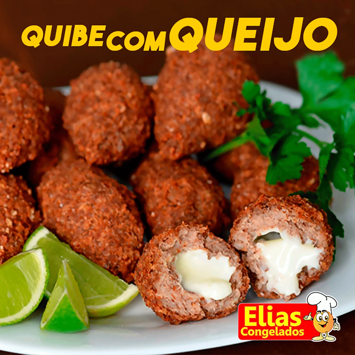 Bolinho Kibe C/ Queijo Elias 500g