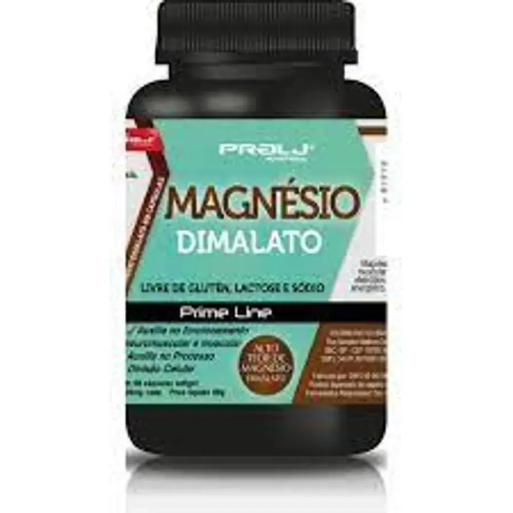 Magnésio Dimalato 1650mg 60 Cápsulas Prol J