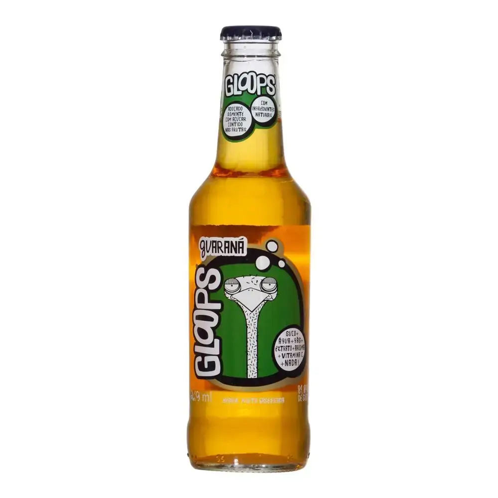 Bebida Gloops Guarana 269ml