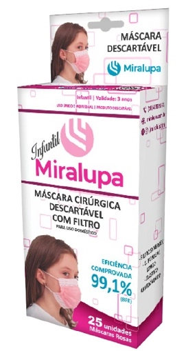 Mascara Descartavel Cirurgica Tripla C/50