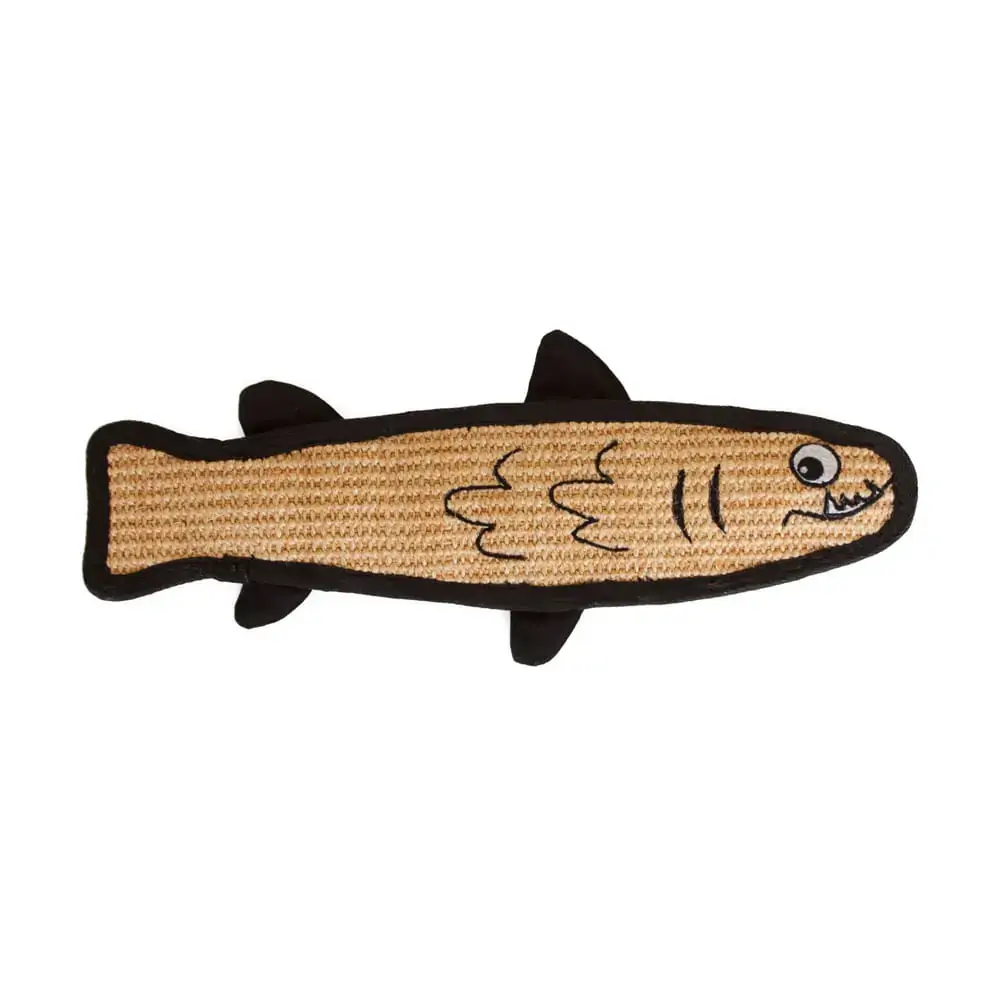Brinquedo Para Gatos Arranhador Em Sisal Peixinho