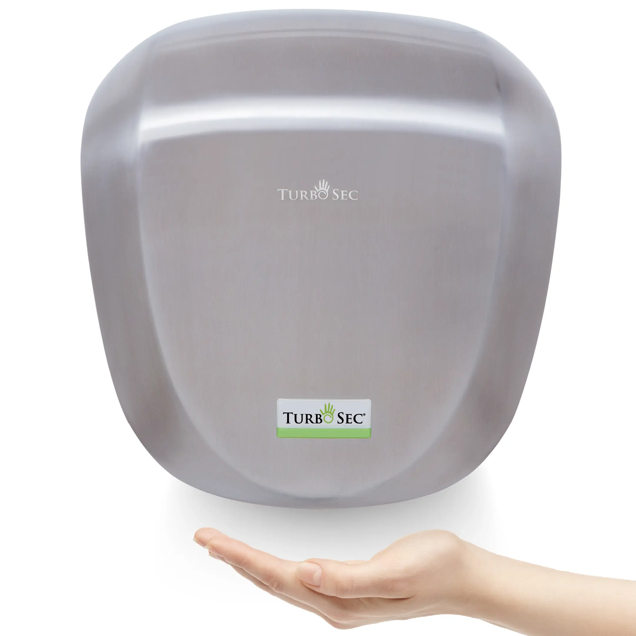 Secador De Mãos Turbosec Aero Profissional Alto Fluxo Aço Inox