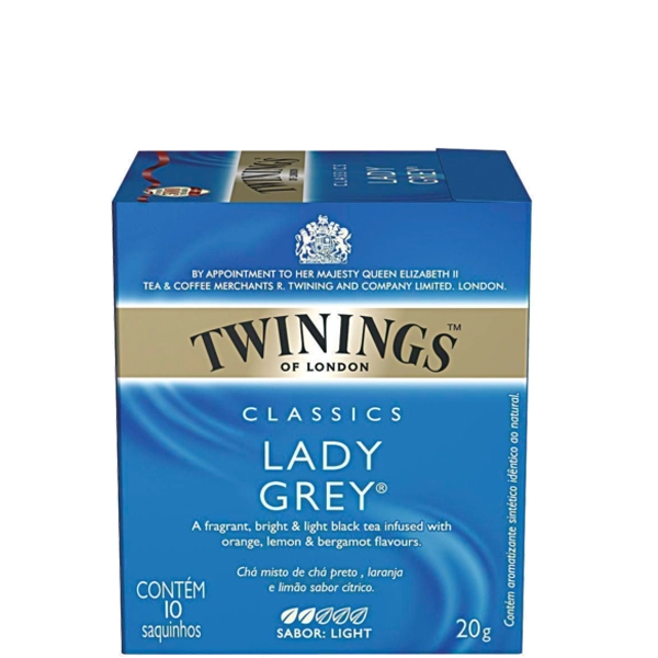 Chá Classics Lady Gray Twinings 20g