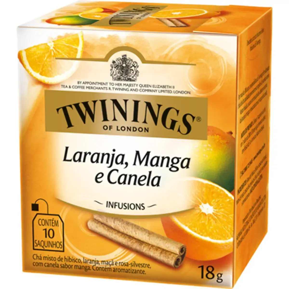 Chá Twinings Laranja, Manga e Canela 18g