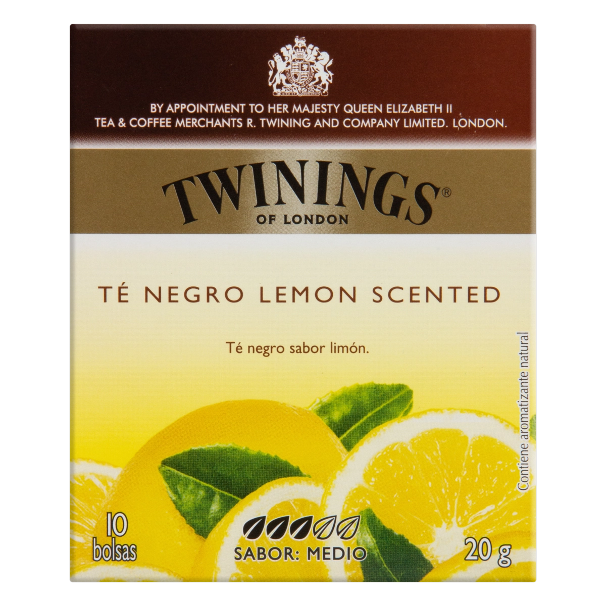 Chá Preto Limão Twinings Caixa 20g 10 Unidades