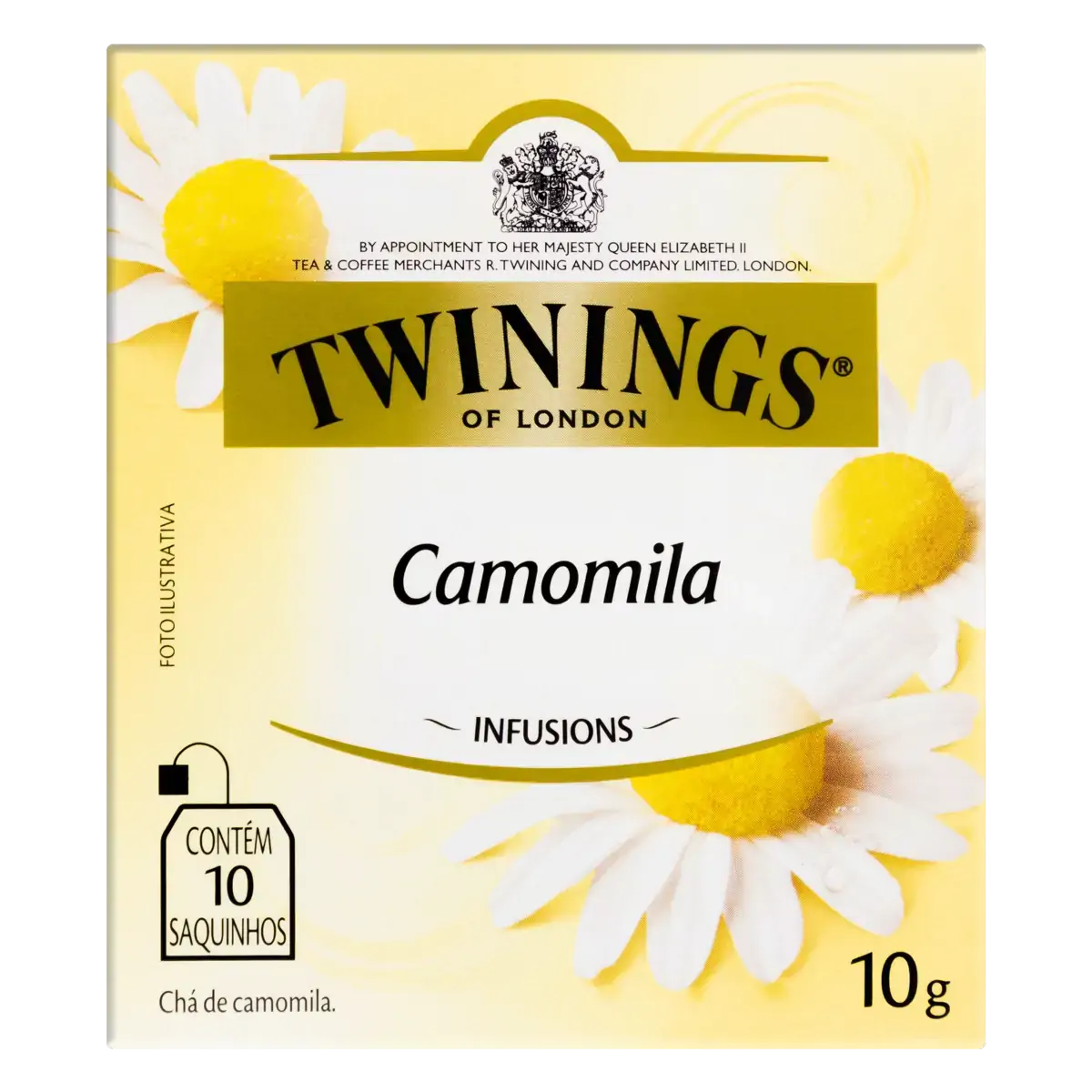 Chá Camomila Twinings Infusions Caixa 10g 10 Unidades