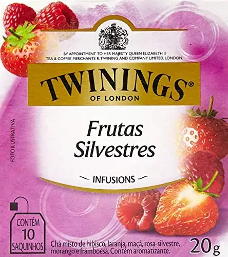 Chá Frutas Silvestres Twinings Infusions Caixa 20g 10 Unidades
