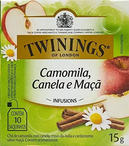 Chá Camomila, Canela E Maçã Twinings Infusions Caixa 15g 10 Unidades