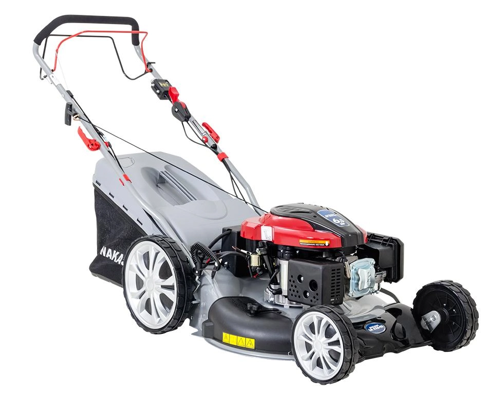 Cortador De Grama Lr-225te 196cc Nakashi 56cm 22   Com Tração Com Rec Reg Litros Central 4 Em 1