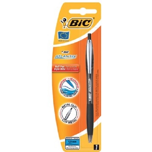 Caneta Bic Atl Refresh Preta