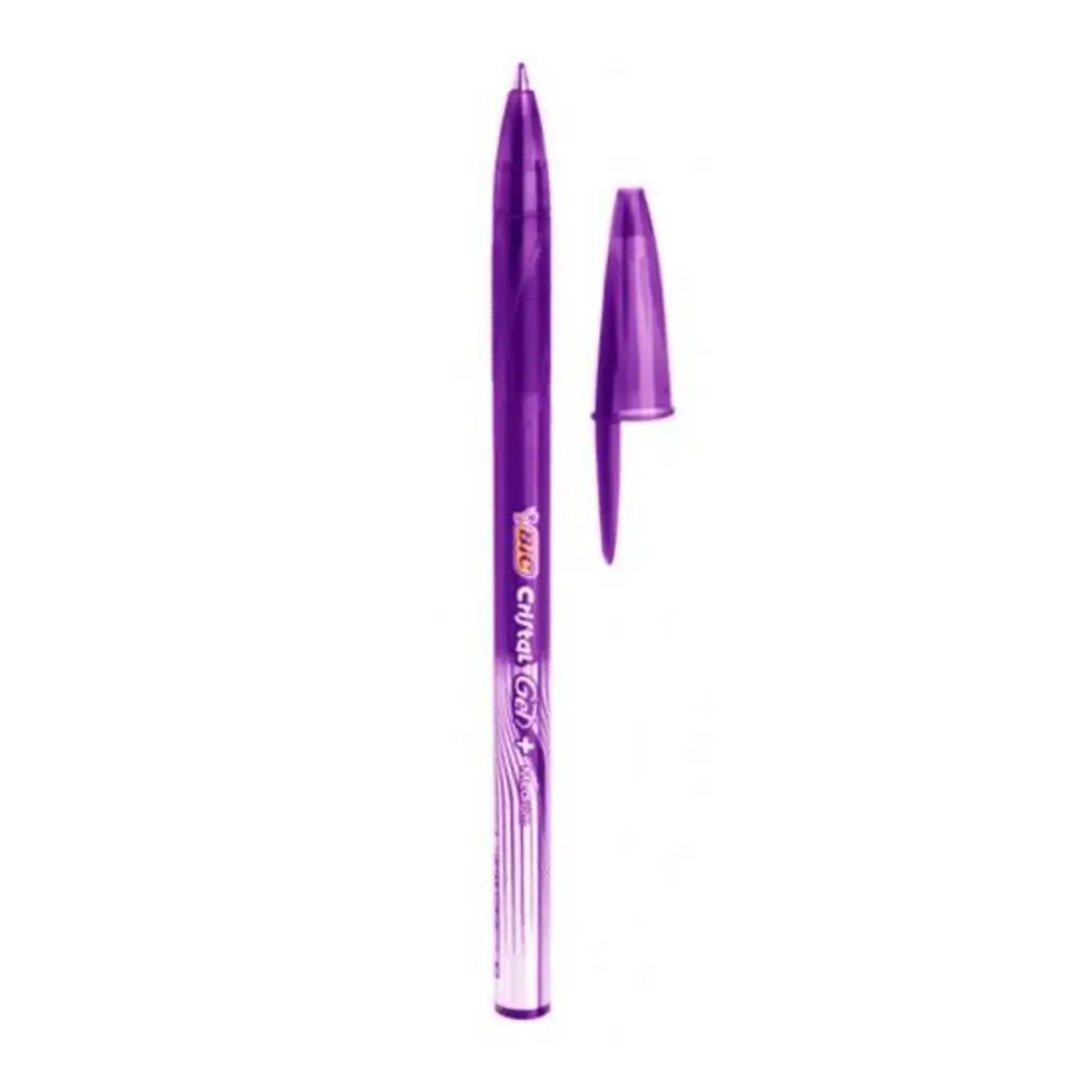 Caneta Bic Creme Gel Fashion Roxa Unidade