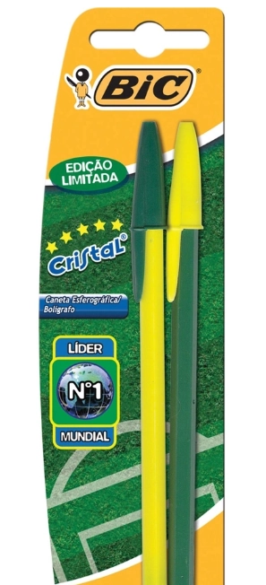 Caneta Bic Cristal Brasil