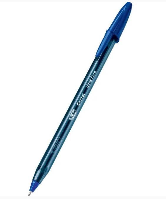 Caneta Esf 0.7mm Bic Cristal Ultra Fina Azul