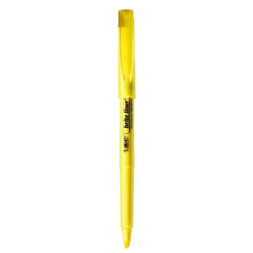 Caneta Marca Texto Bic Amarela