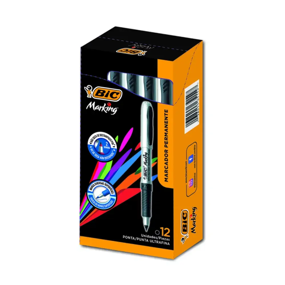 Marcador Bic Cd Preto