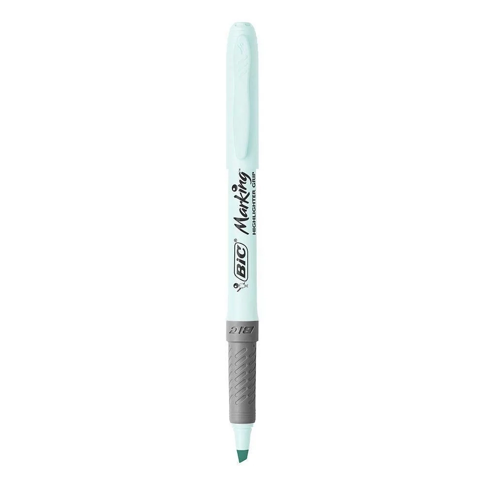 Marcador Com Ponta De Felt Brite Liner Azul Pastel