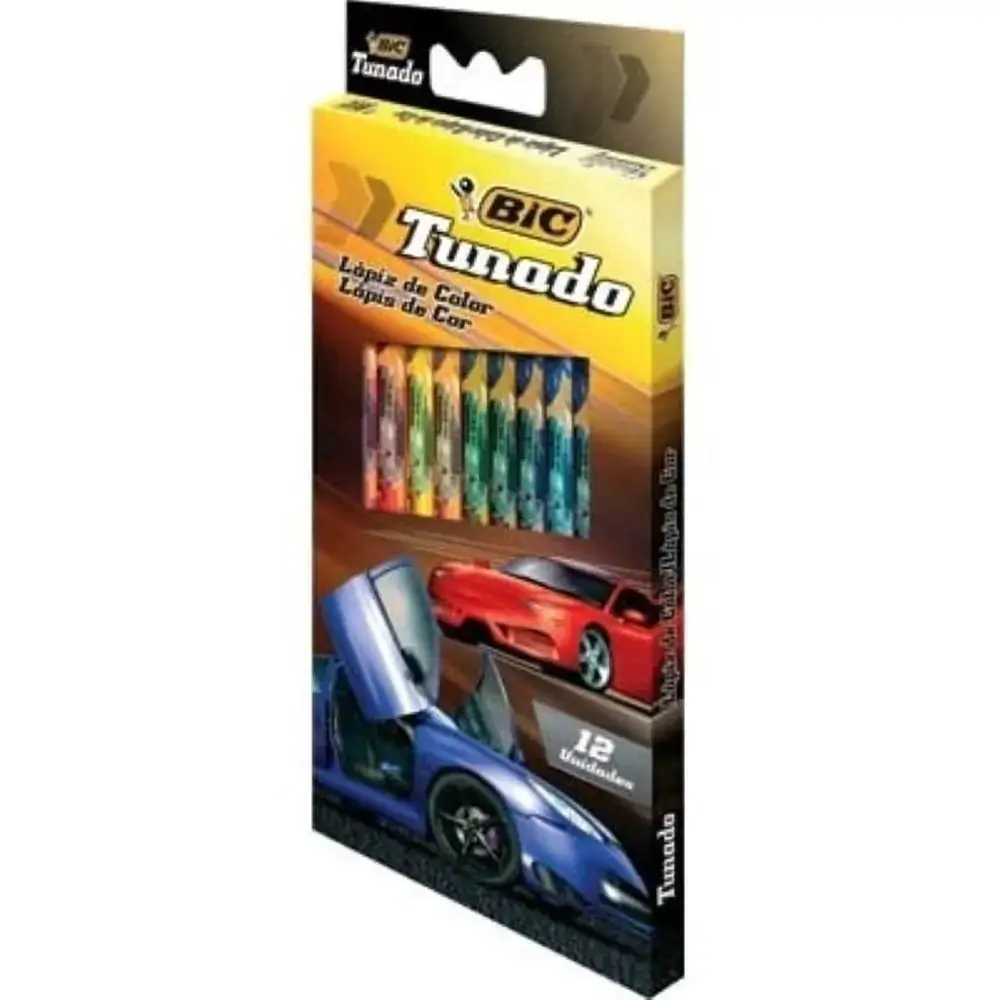 Lapis Cor Bic Tunado C/12