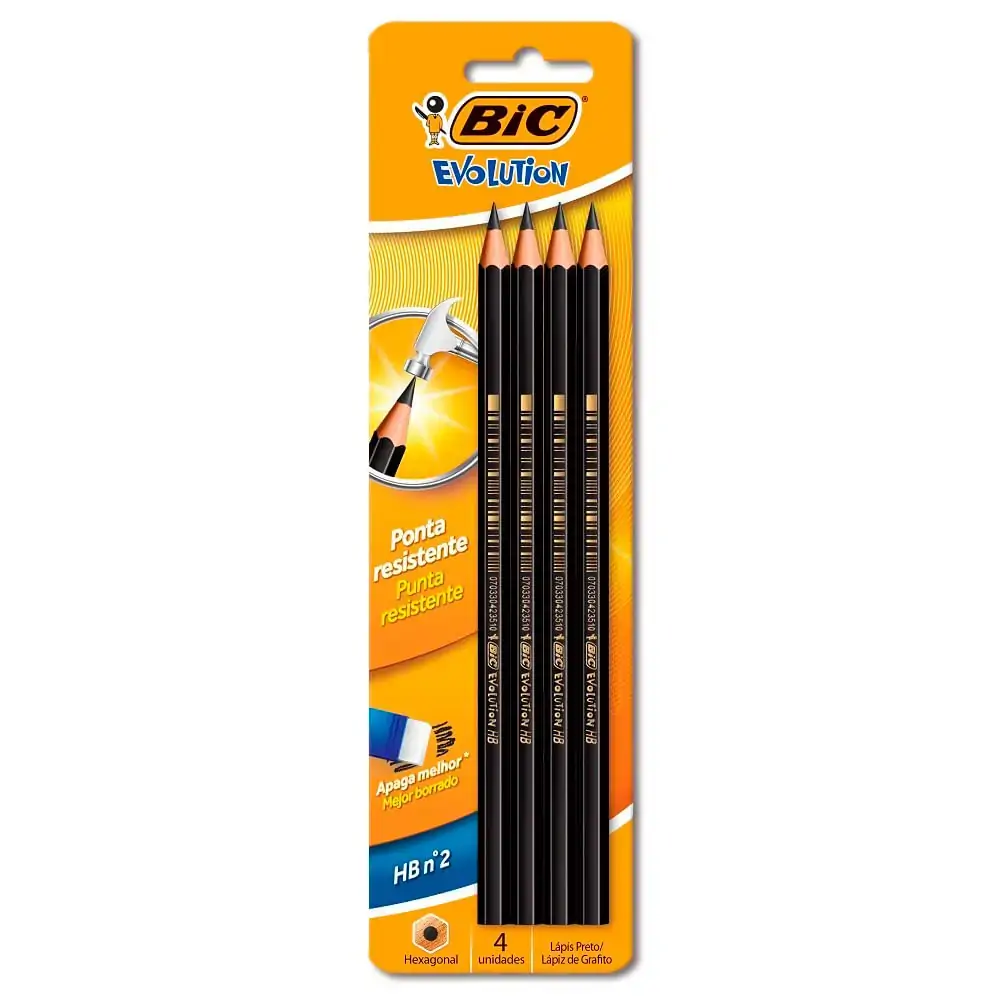 Lapis Bic Evolution Hexa C/4