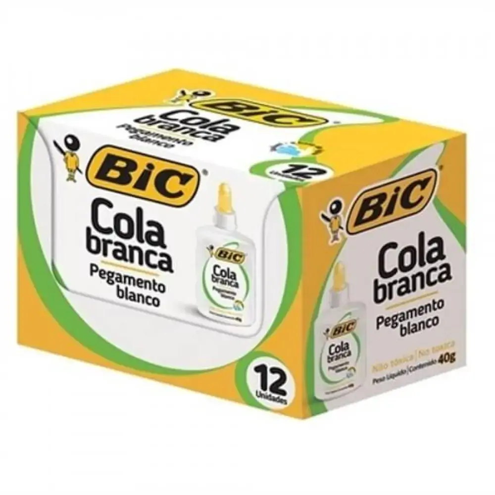 Cola Escolar Bic Branca 40gr