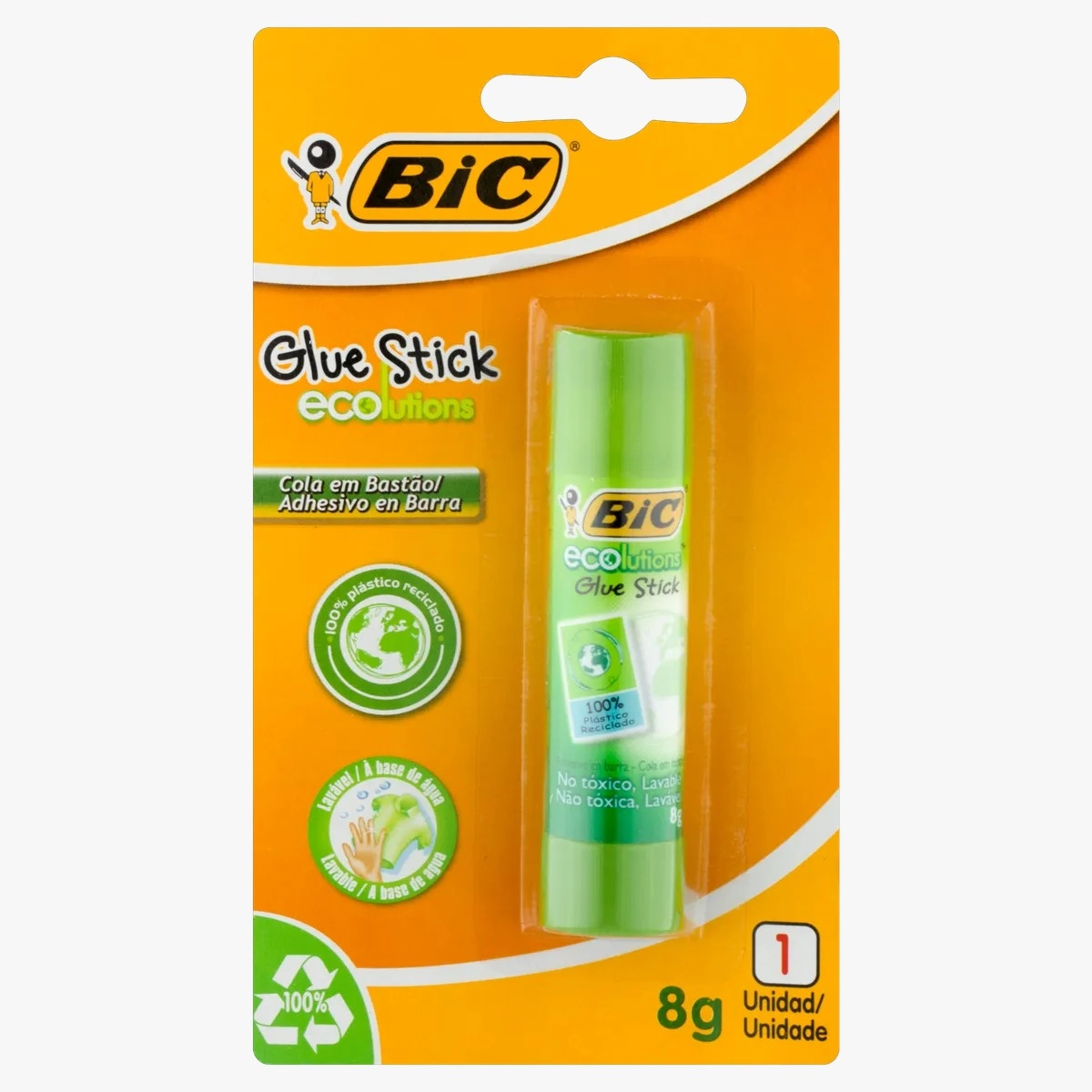 Cola Bastão Bic Ecolutions 8g