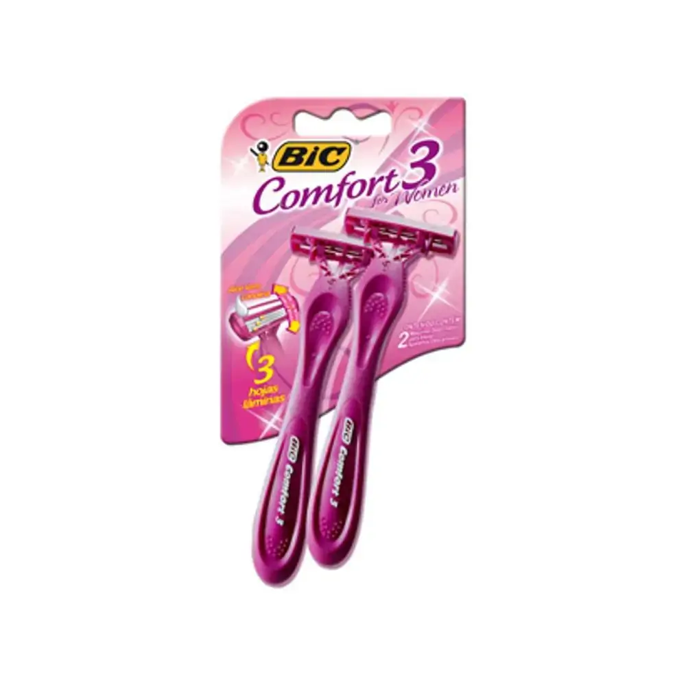 Aparelho Bic Confort 3 C/2 Feminino