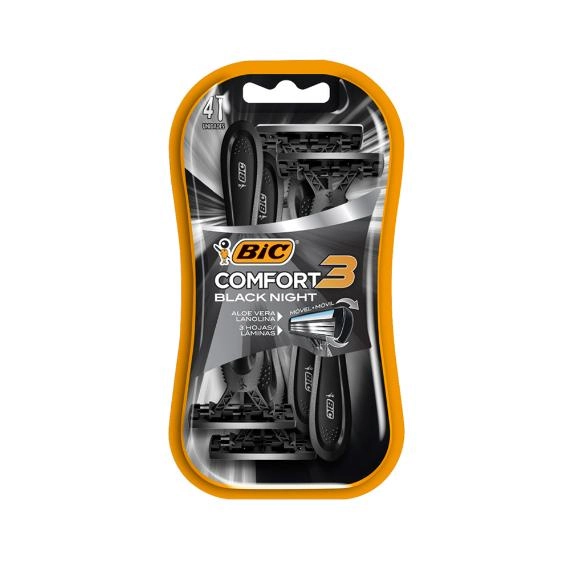 Aparelho Bic Comfort 3 C/4 Black